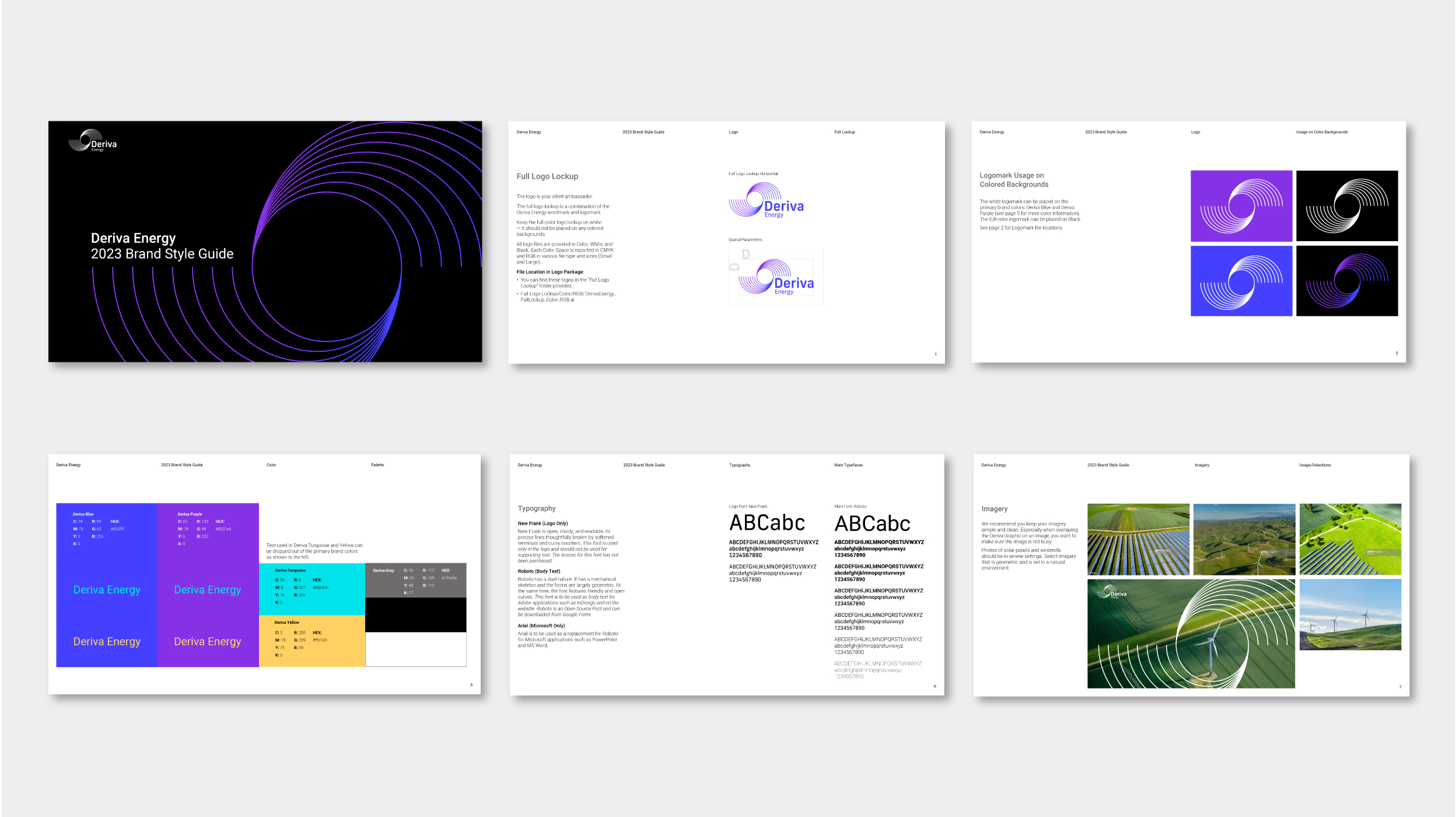 brand style guide pages