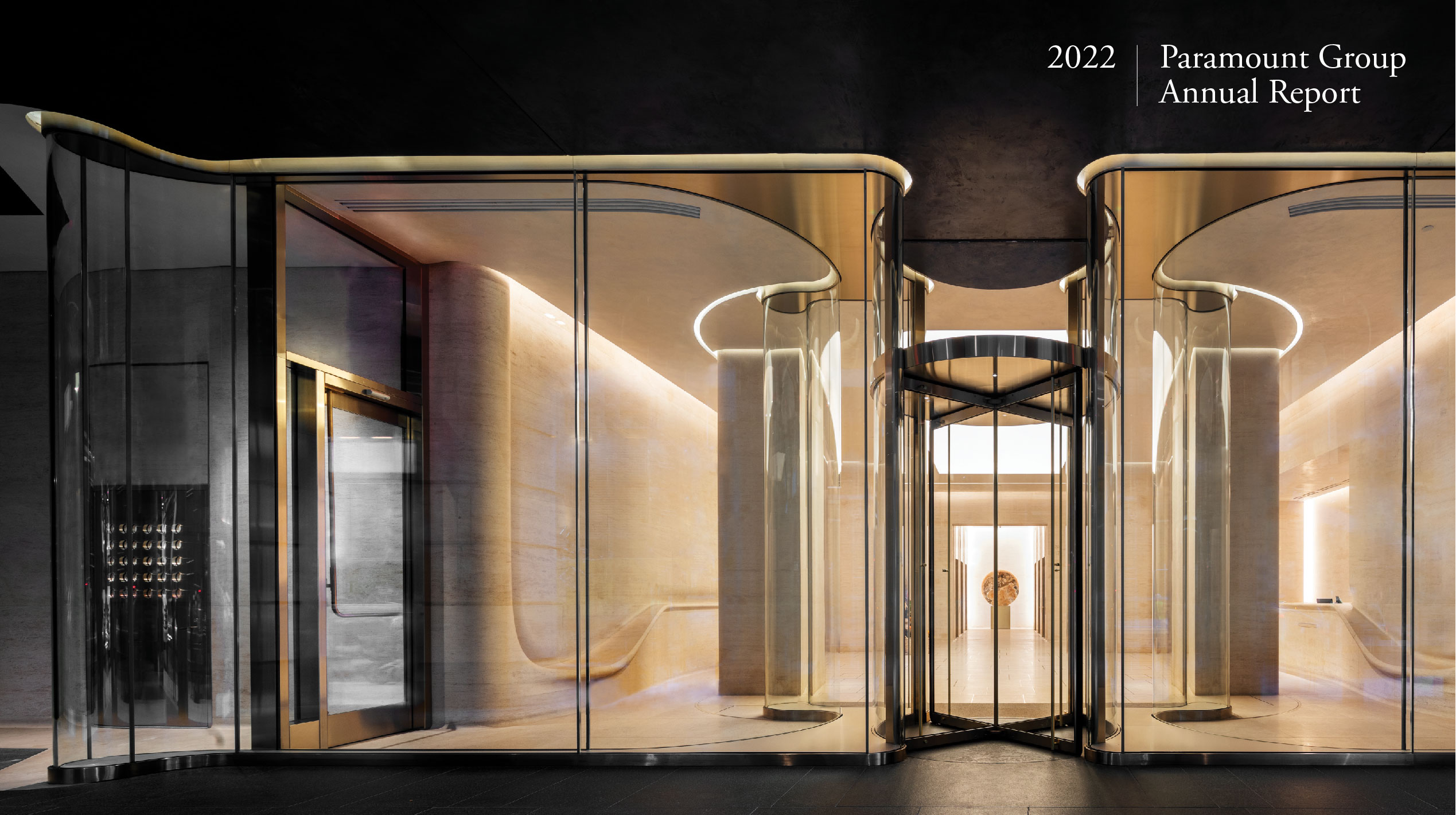 paramount image of lobby entrance with glass windows