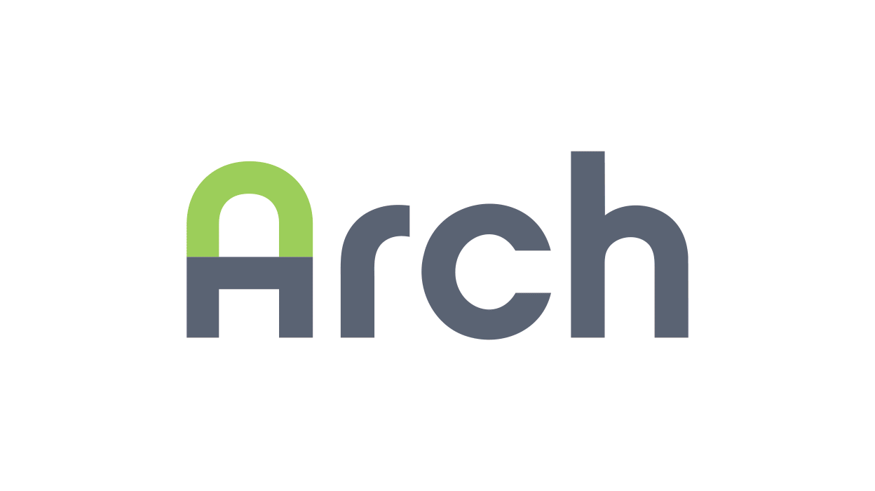 animation of arch logo transformation into soundproof panel design