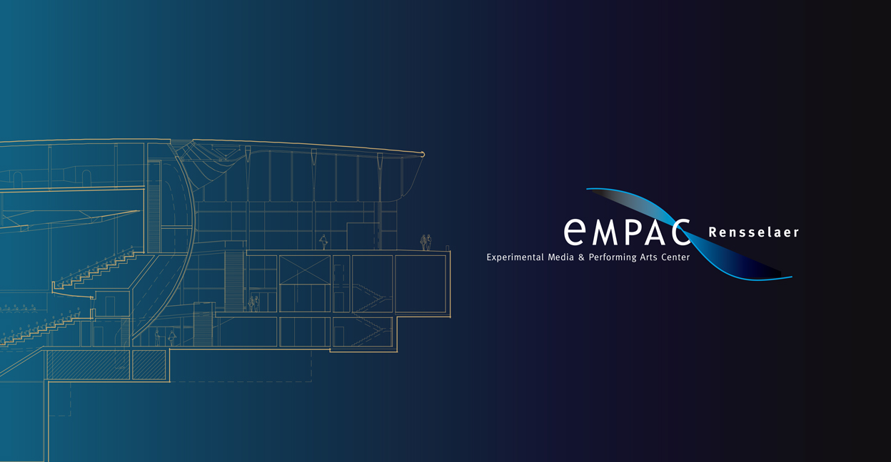 architectural sketch with EMPAC logo to right