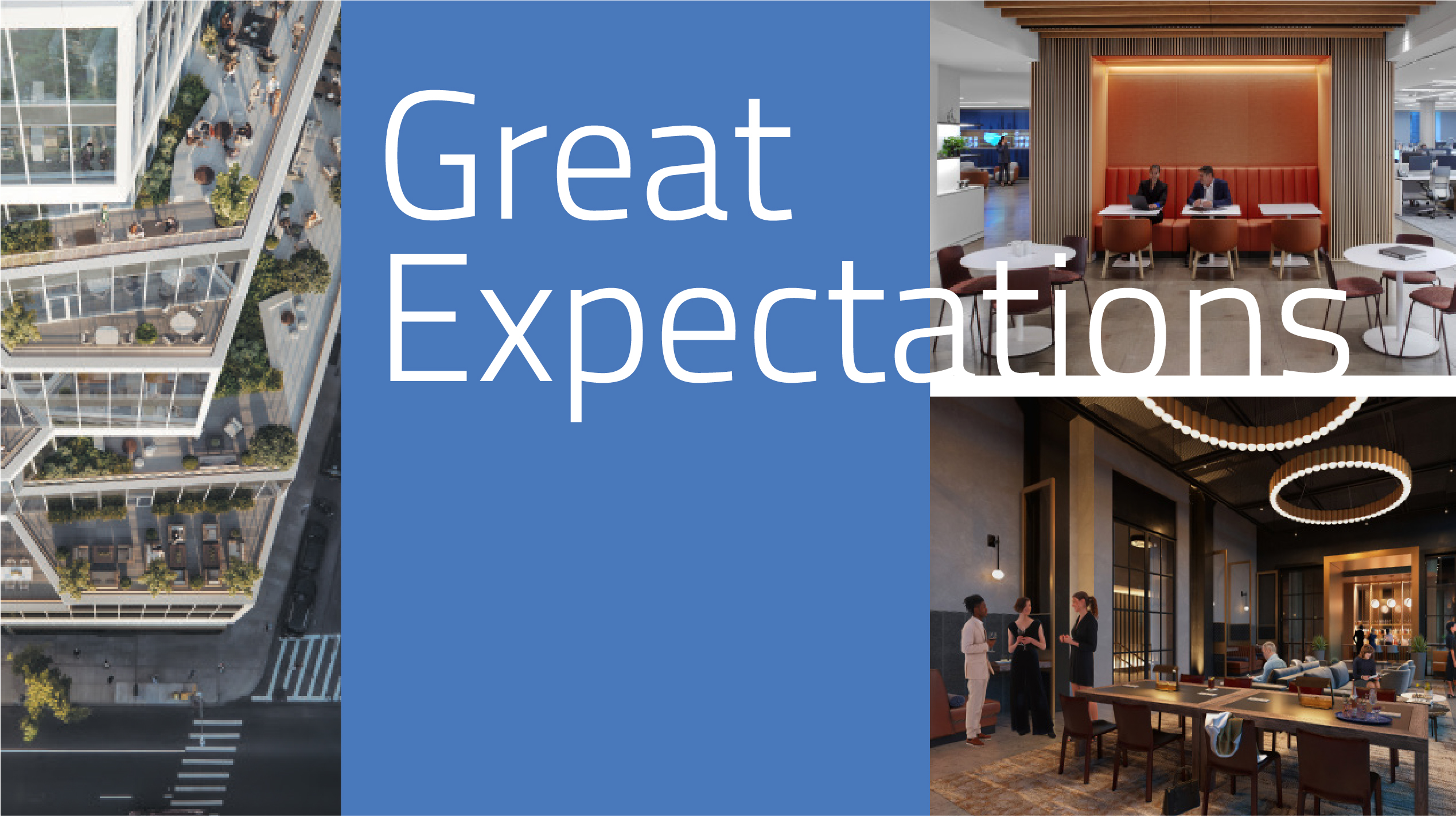 Columbia property images separated by purple color box