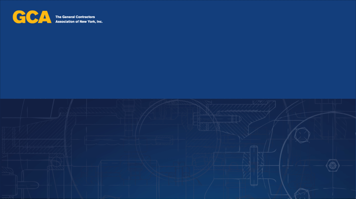 Animated dark blue background with blue print plans with the word Deconstructing rising up and filling in with color